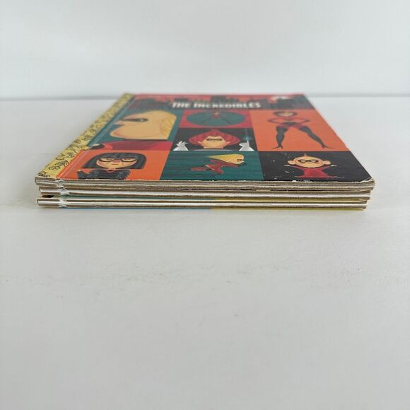 Disney Pixar The Incredibles Little Golden Book bundle-Lot of 3 (Hardcover) - Picture 8 of 10
